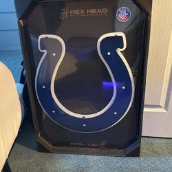 Colts Hex Head Sign