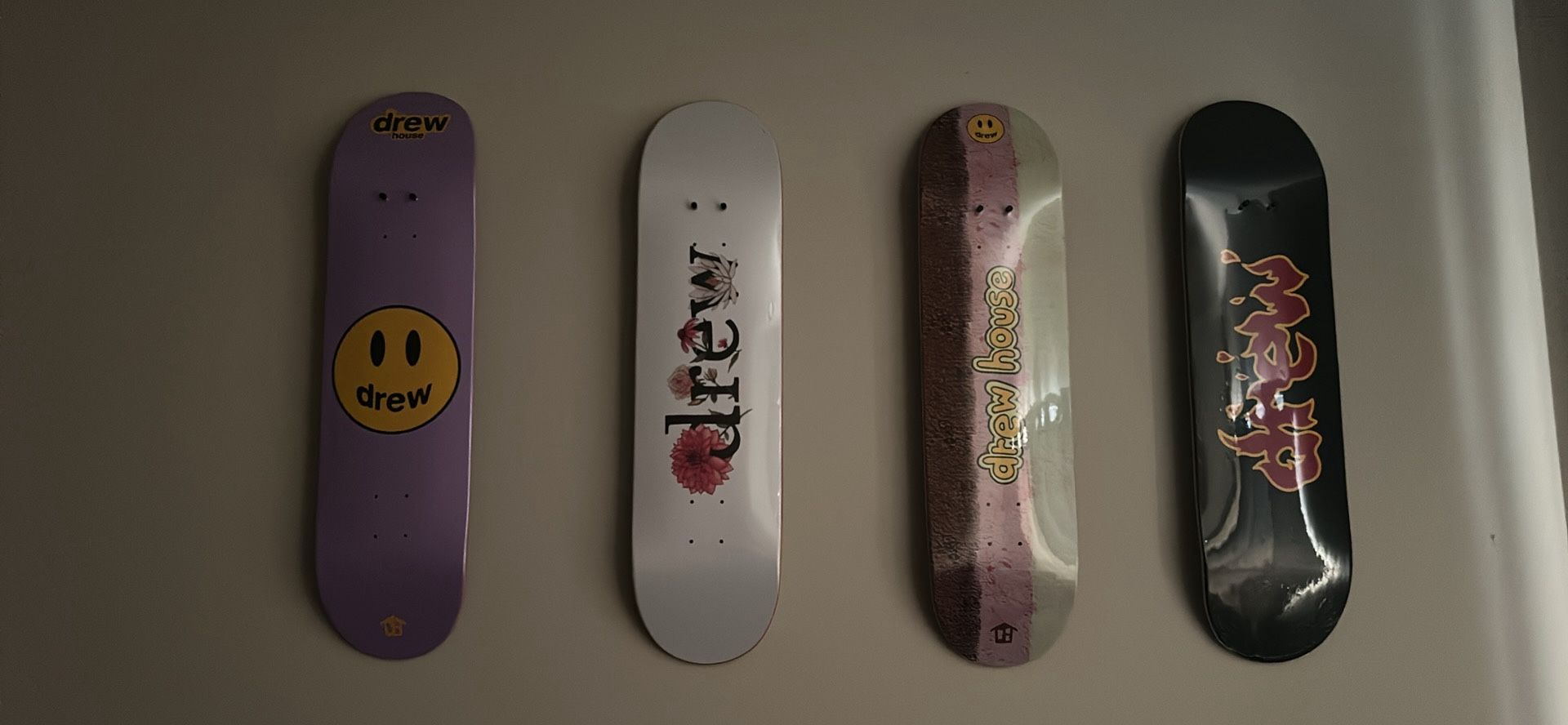 Drew House Skateboards (sealed and unused)