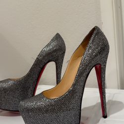 Glitter Christian Louboutin heels 
