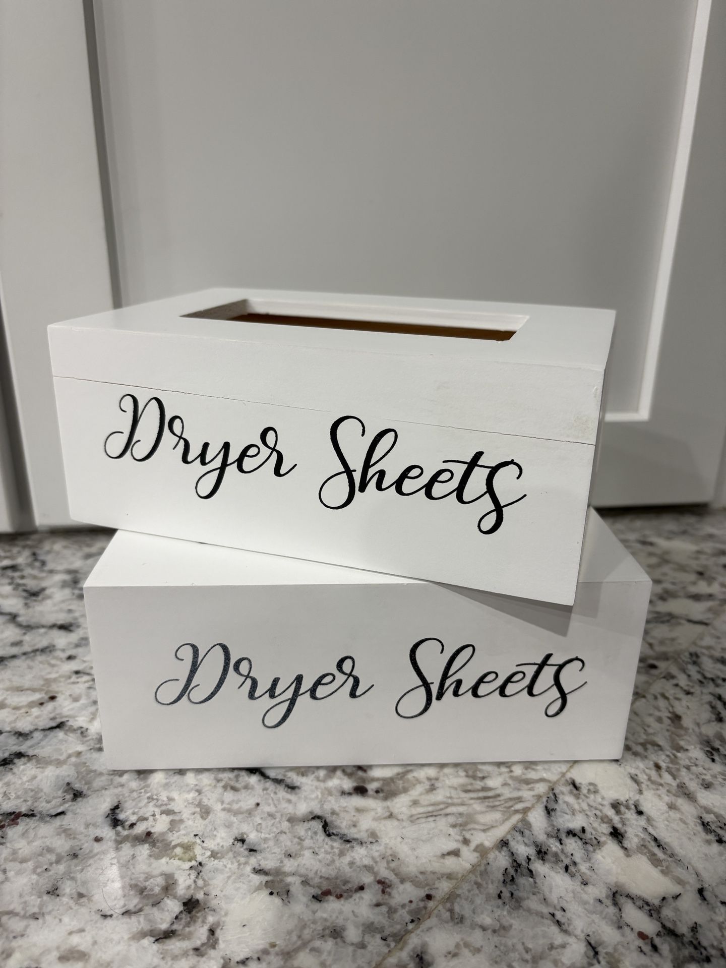 Wood Dryer Sheets Boxes