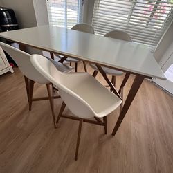 IKEA FANBYN TABLE AND 4 CHAIRS
