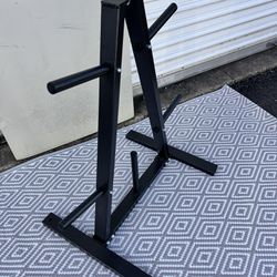WEIGHT PLATE STAND DUMBBELL TREE SOLID DUMBBELL STAND 