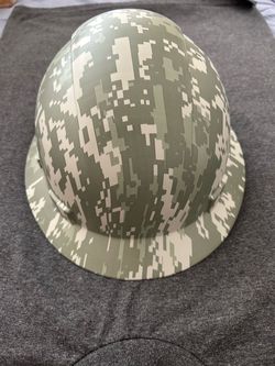 Digital Camo Full Brim Hard Hat
