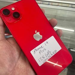 Red 14 Plus Unlocked. Cash Or $50 Down W Approval 