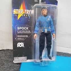 Mego Star Trek Strange New Worlds Spock 8in Action Figure
