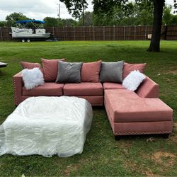 Luxury Pink Sectional