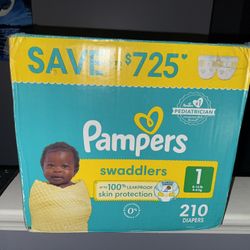 pampers size 1 (210 count)