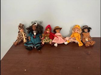 Small old character dolls