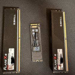 G Skill Flare X5 32GB DDR5 Kit & Samsung 990 Evo Plus 1tb
