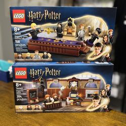 Lego Harry Potter Lot of 2 Building Sets Hogwarts Castle Dueling Club & Charms Class New Sealed