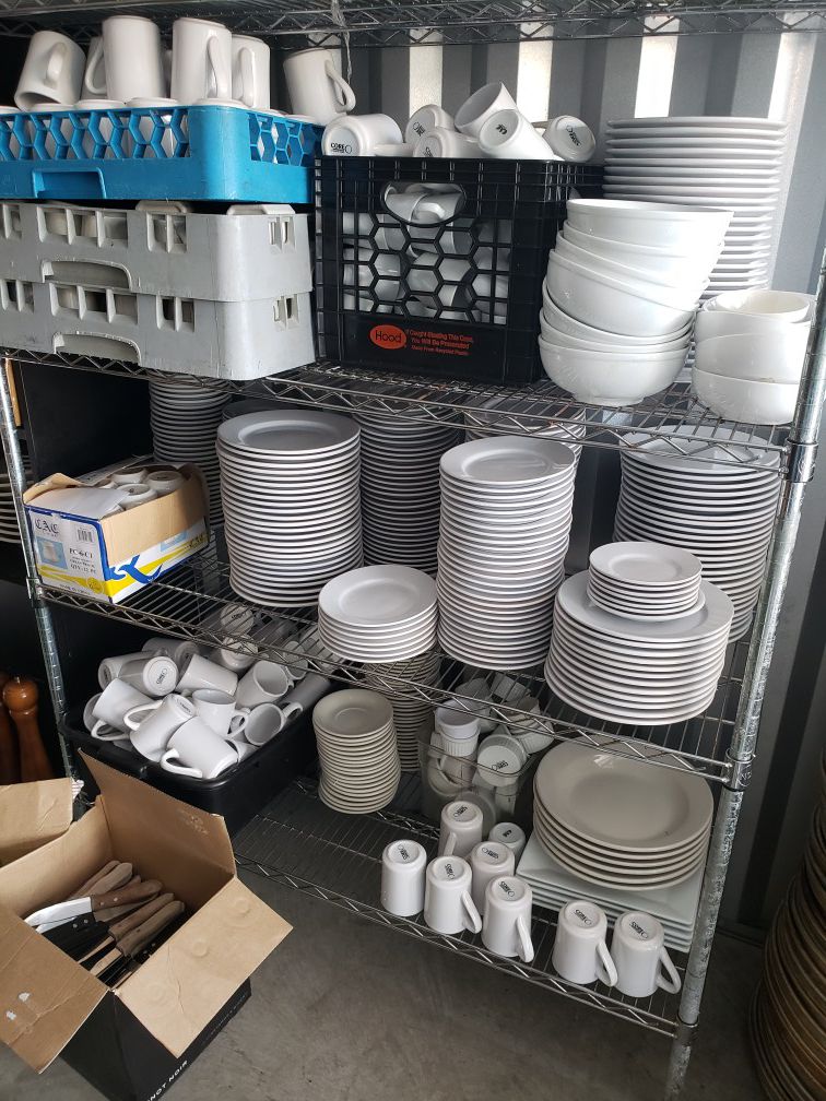 Huge Lot of Commercial Dishware