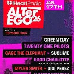 Alter ego 2026 Green Day, Twenty one Pilots Entrance Only