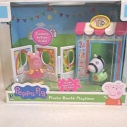 Peppa Pig Peppa’s Photo Booth Playtime Playset Zoe Zebra NEW SEALED 