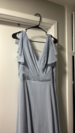 David’s Bridal Dusty Blue dress size 14