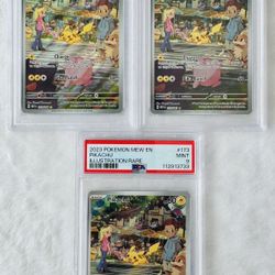 Pikachu Illustration Rare - 2023 Pokemon 151 - PSA 9 Mint [3x Available]