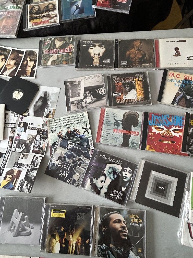 Music CD Bulk Lot Rock HipHop Rap Funk Soul Pop RnB Blues Jazz