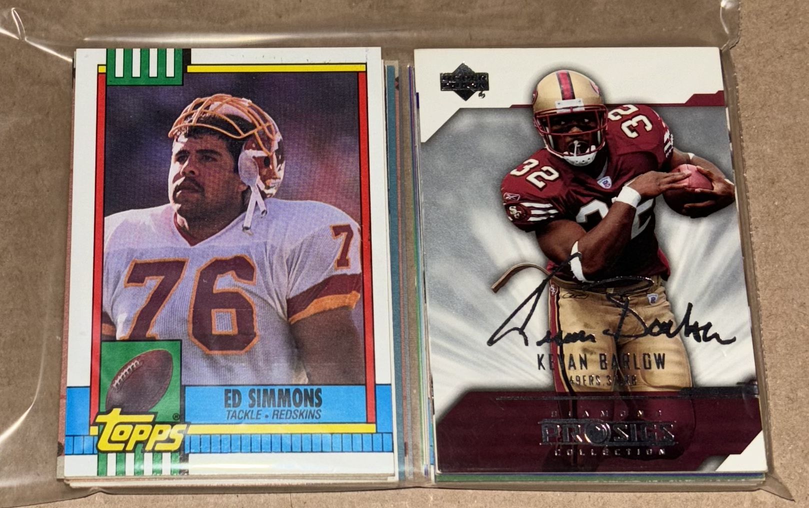 Mystery 50x Count Of Football Cards (Range From 60’s-Present Day)