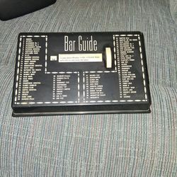 Vintage Bar Guide Rolodex