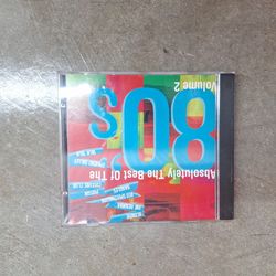 Compact disk "Absolutely the best of the 80s"