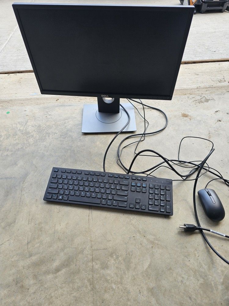 Dell Monitor and Keyboard