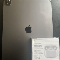 iPad Pro 12.9 inch screen 128 GB /Airpod pros Cellular+WiFi