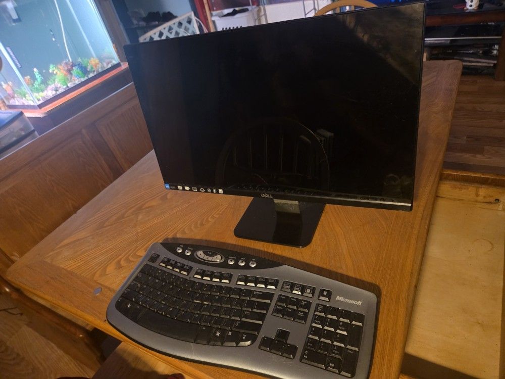 Computer Screen And Key Board