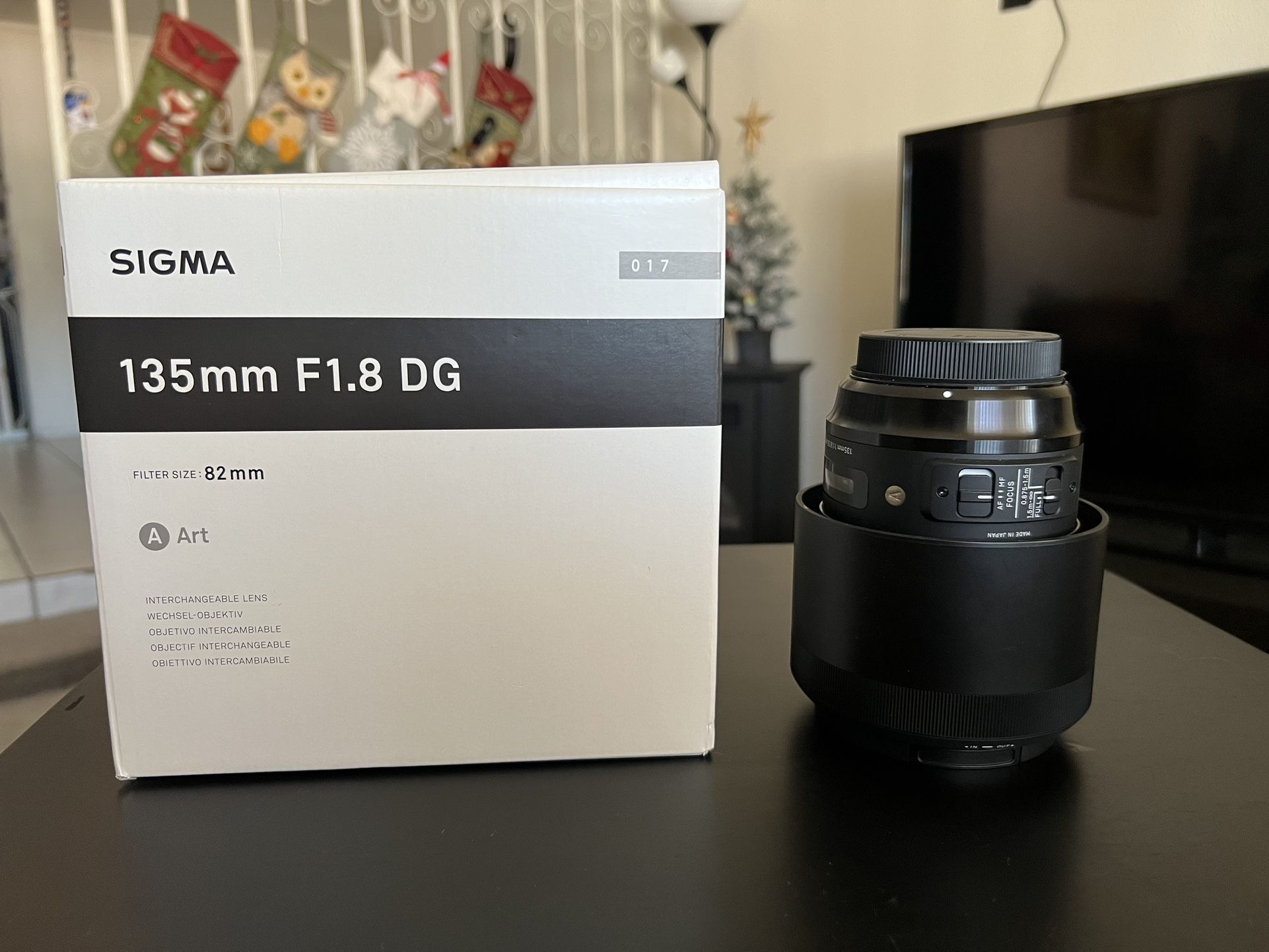 Sigma 135mm F1.8 DG HSM art Lens For Canon EF