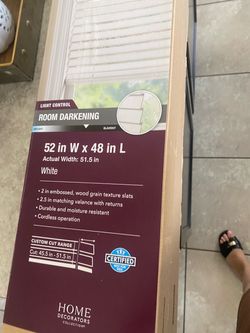Blinds never used