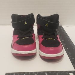 Jordan's Jump Man Retro Pink And Black Size US 10C refurbished