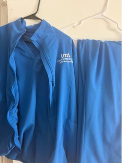 UTA nursing school scrub set