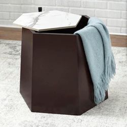 New Storage Drum End Table
