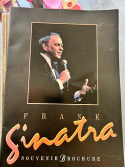 Frank Sinatra concert brochure