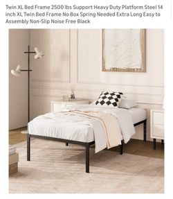 Twin XL bed (like new)