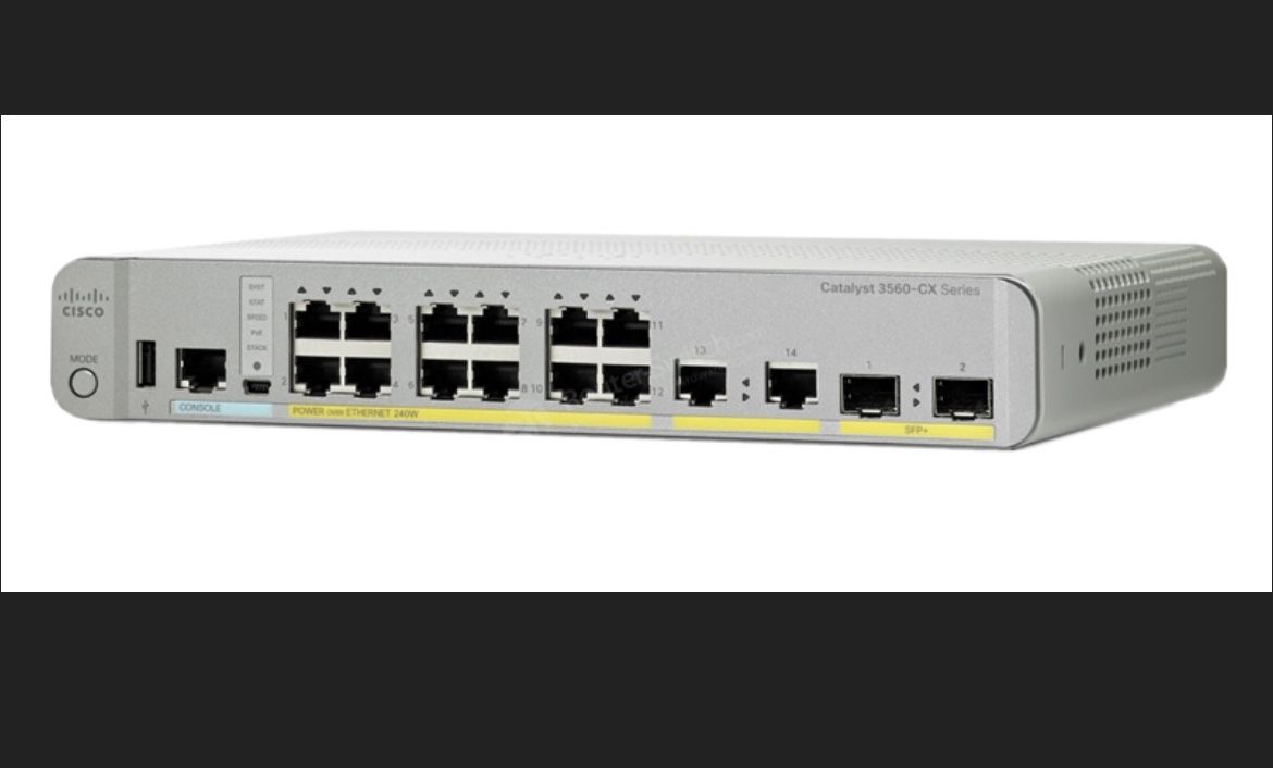 Cisco Switch Catalyst 3560-CX 12 port