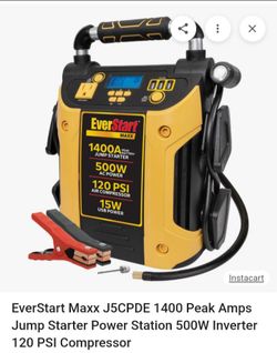 EverStart Maxx 1400 peak Amp