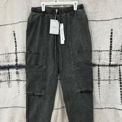 NEW Keely Women’s Denim High-waisted Joggers Small by Mustard Seed