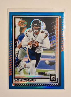 Caleb Williams 2025 Optic Neon Blue /399 RC #8 🔥 Bears