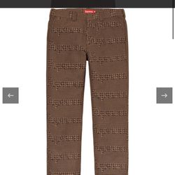 Supreme Work Pants Brown Houndstooth 32 for Sale in Phoenix, AZ - OfferUp