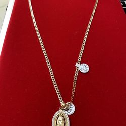 14k Gold Chain & Charm New 12.7 Grams 