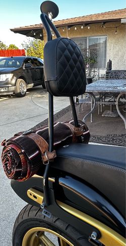 Viking bags Softail m8 Sissy bar and bar pad