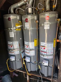 Rheem Performance Gas Water Heaters – Set of 3