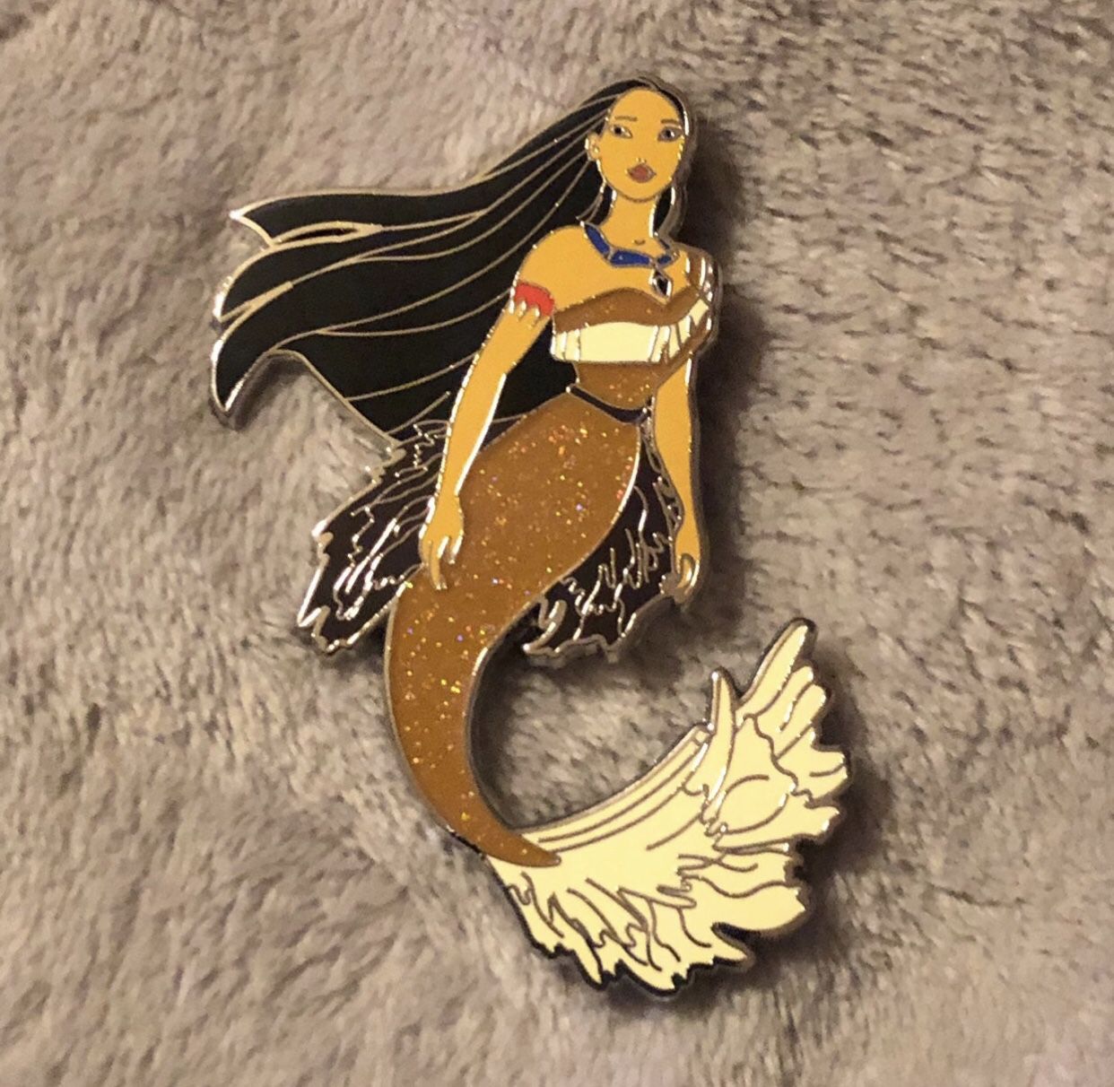 Fantasy Disney Pin Pocahontas As Mermaid