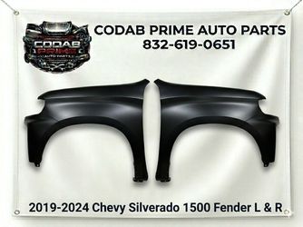 2019-2024 Chevy Silverado 1500 Fender Left & Right.