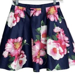 Sequin hearts new floral skirt