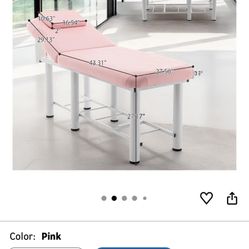 Professional Massage Table, PU Salon Lash Tattoo Bed with Adjustable Backrest, Removable Headrest, Bottom Shelf Storage, Beauty Barber Spa Equipment, 