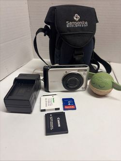 Canon PowerShot A3000 IS 10.0MP Digital Camera Silver Bundle Tested"