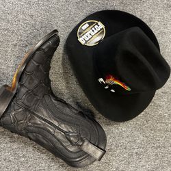 Botas Con Texana Set Para Hombres Varias Medidas