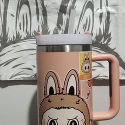 TRAVEL TUMBLER LABUBUS SUPER CUTE. 