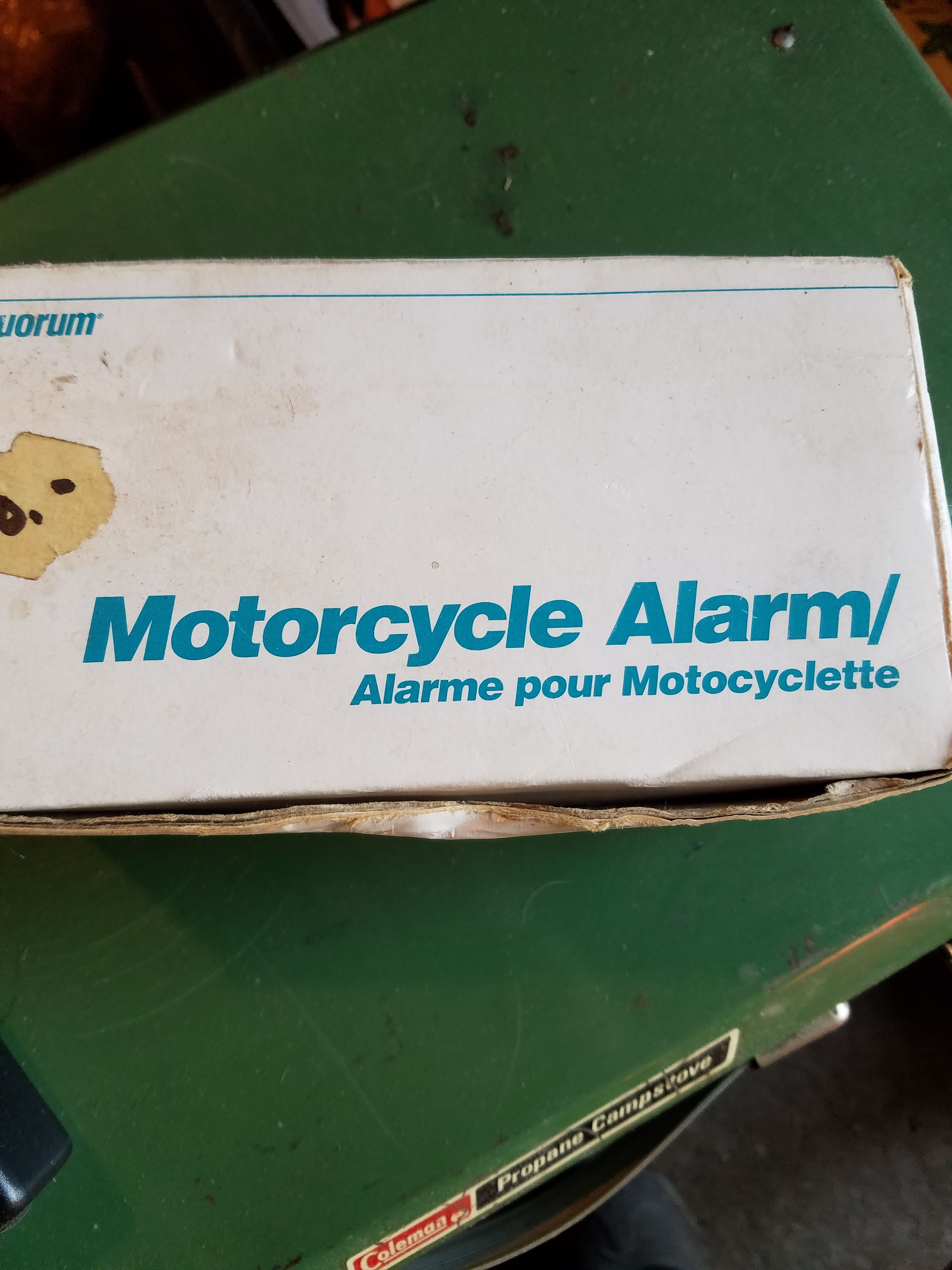 Motorcycle alarm