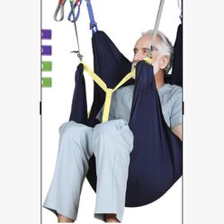 Cabestrillo para transferencia de pacientes o Lfit, honda de elevación de paciente para izquierda directamente en la cama- SWL 500 lb (grande) Tamaño: